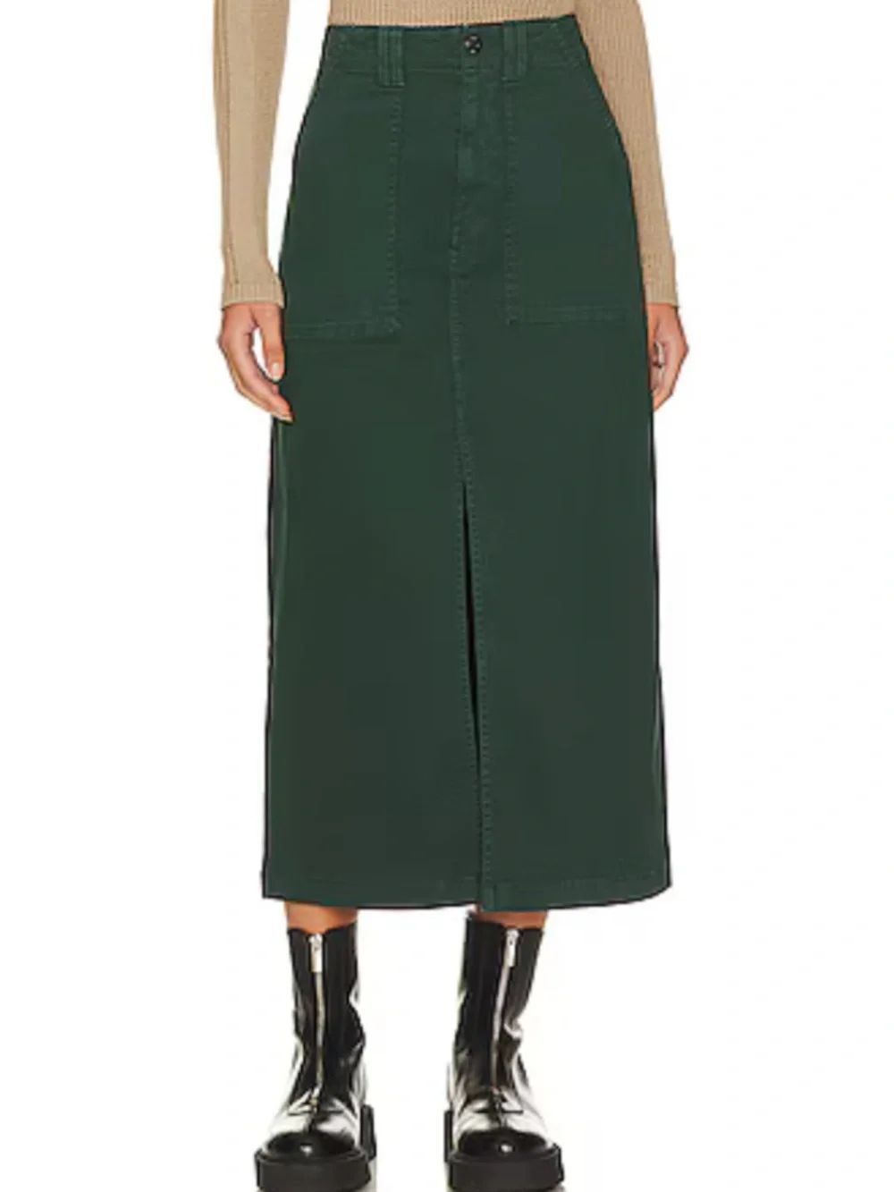 Revolve Pistola Pamela High Rise Denim Skirt $138